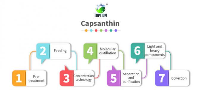 extraction of the capsanthin 