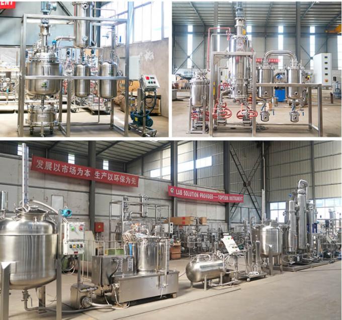 Jacketed Crystallization Reactor Glass & Stainless Steel Reactor PLC Or PID Control 9