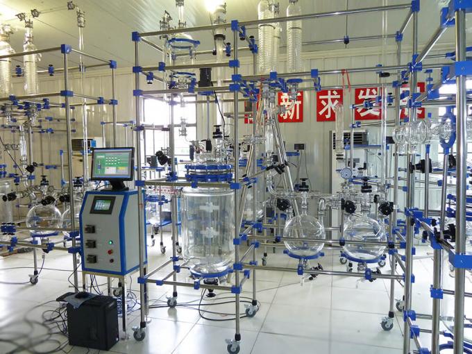 jacketed glass reactor PLC control system