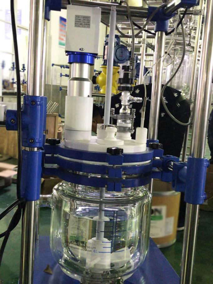 ultrasonic jacketed glass reactor