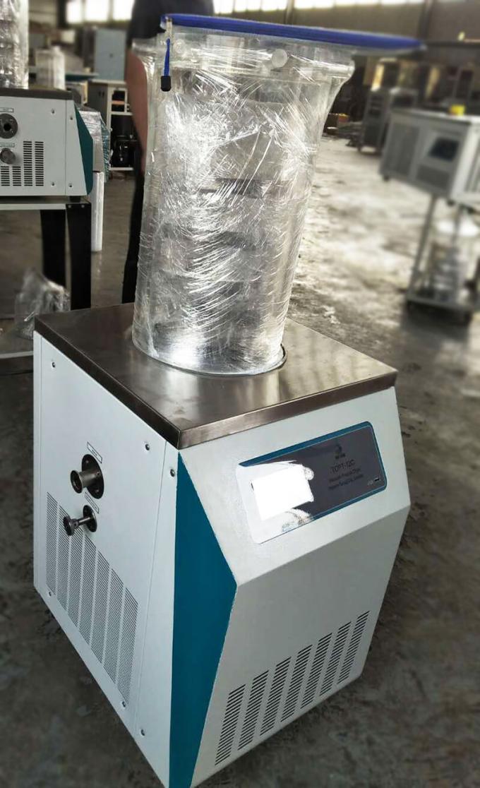 Vertical Vacuum Freeze Dryer Small Scale Laboratory Lyophilizer 7