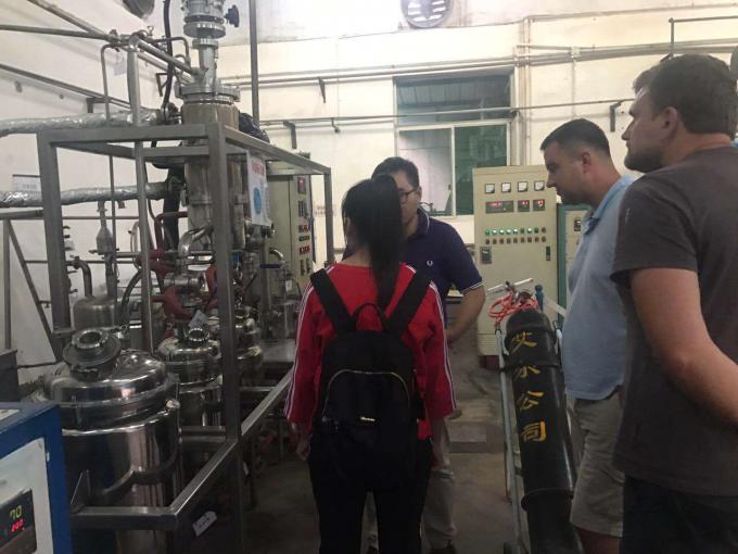 latest company news about Welcome Ukraine Molecular Distillation Customer Visit  2
