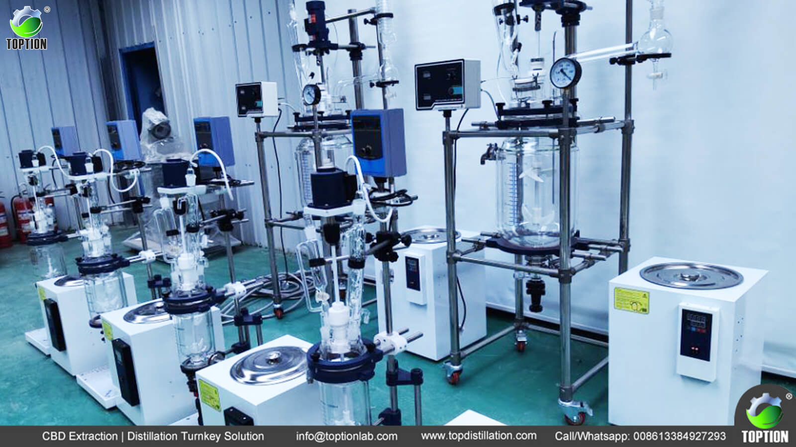 latest company news about Why choose TOPTION jacketed glass reactor?  0