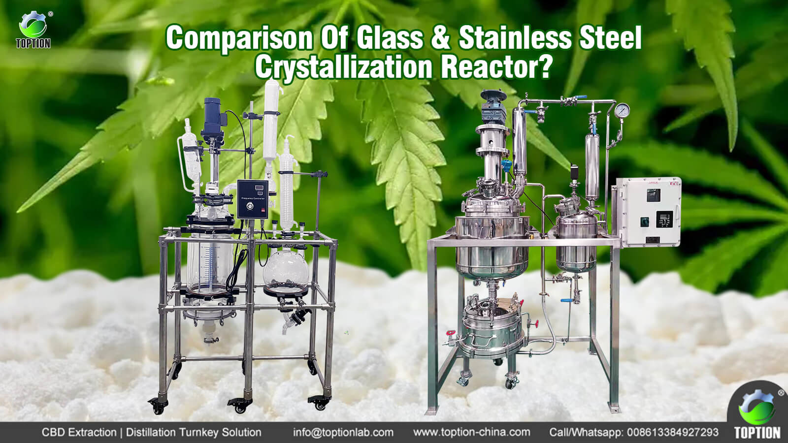 latest company news about Jacketed reactor crystallization reactors stainless steel and glass material comparison  0