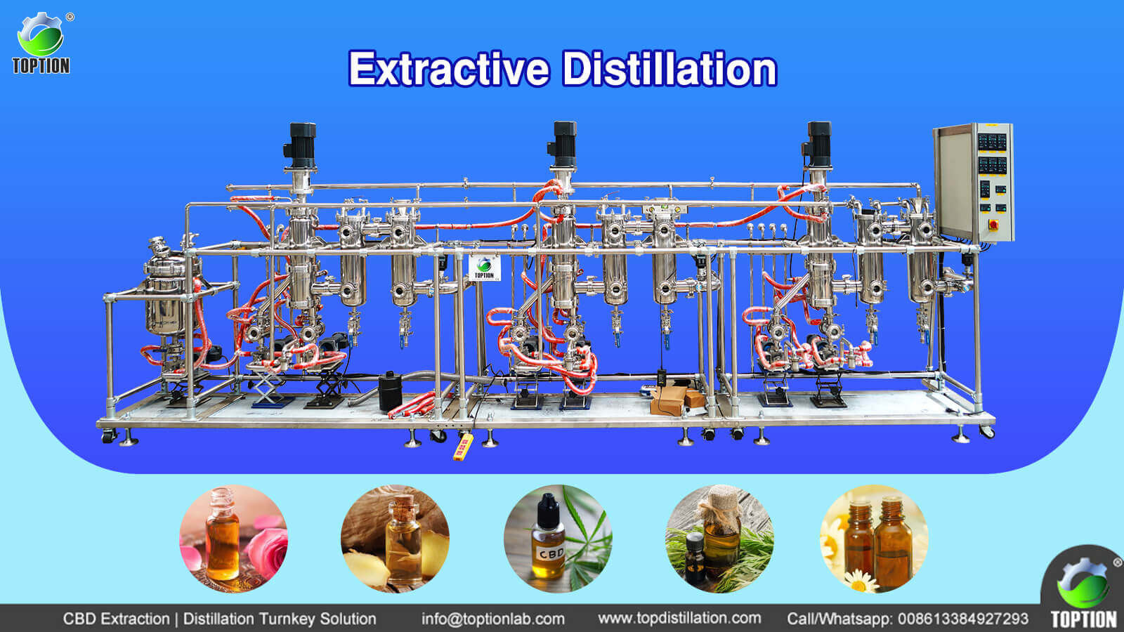 short path molecular distillation