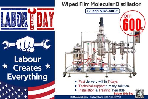 Latest company news about Happy labor day | molecular distillation sales promotion