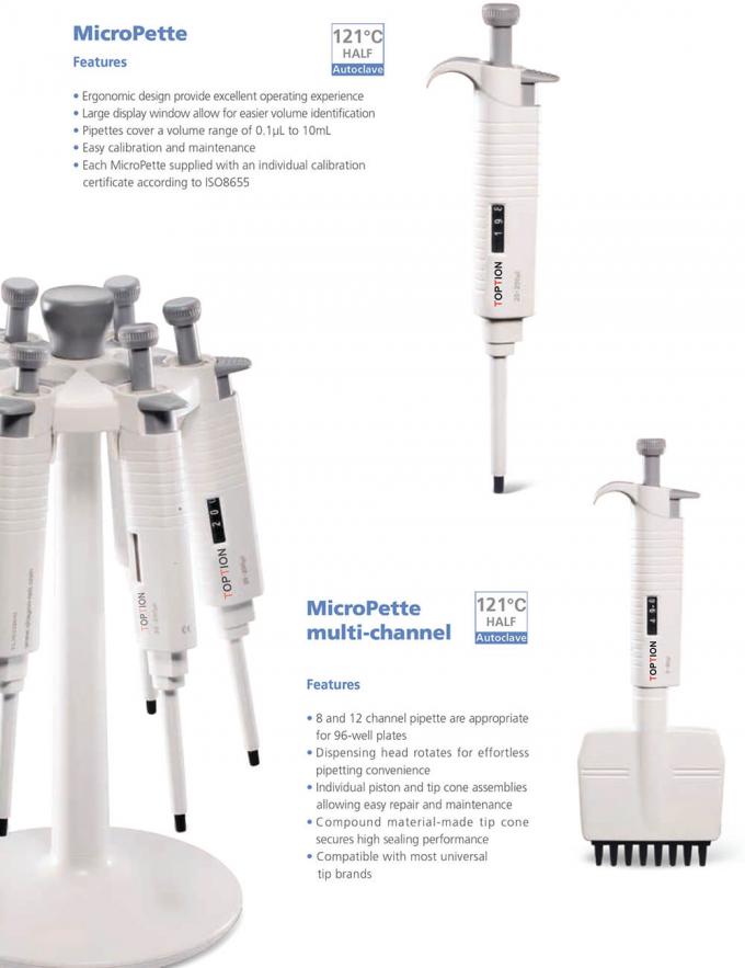 half autoclavable micropette