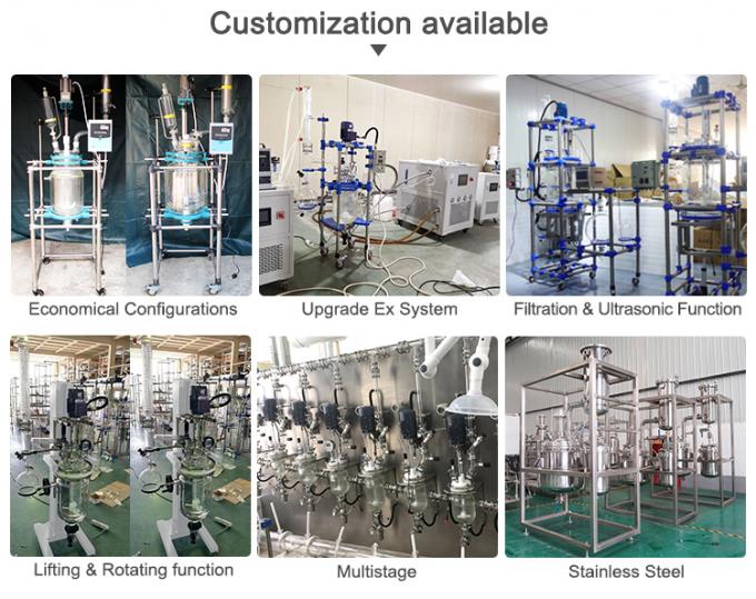 latest company news about 200 L Explosion-proof Double-layer Glass Reactor was Delivered 4