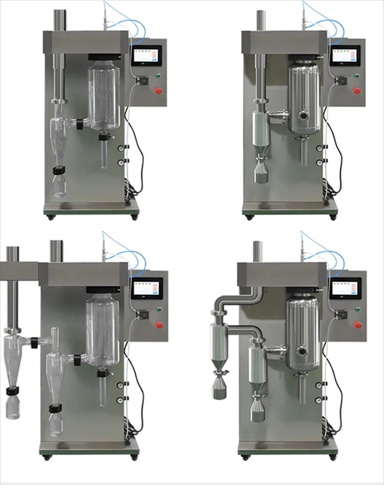 Plastics Processing Atomization Centrifugal Laboratory Spray Dryer with Stainless Steel Plate Substrate