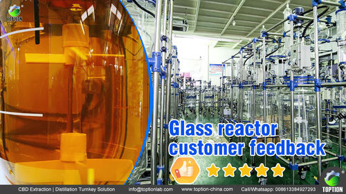 Latest company news about Jacketed glass reactor made in China