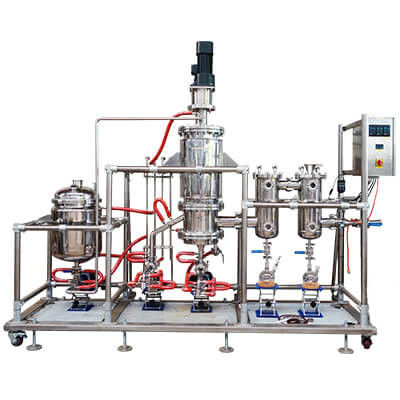 buy 30L Jacketed Tank Wiped Film Evaporator Molecular Distillation System online manufacture