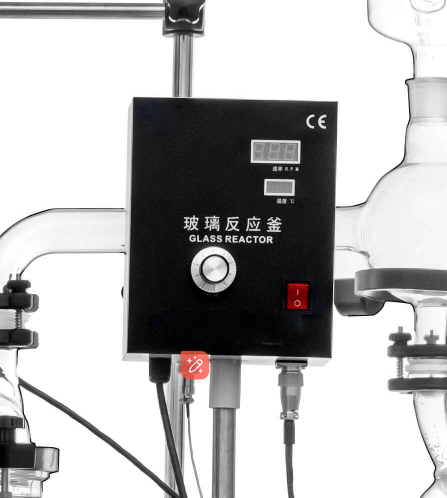 jacked glass reactor