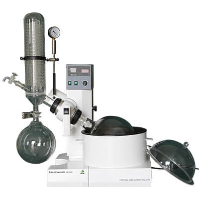 buy Evaporador rotativo de laboratorio de vidrio de alto borosilicato para separación química fabricación en línea