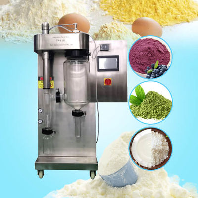 Giá tốt. 1500-3000ml/h Máy sấy nhỏ với ống phun Toption Máy sấy sữa bột trực tuyến