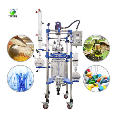 buy Fully Customizable Glass Reactor Pharma Glass & Stainless Steel Reactor online manufacture