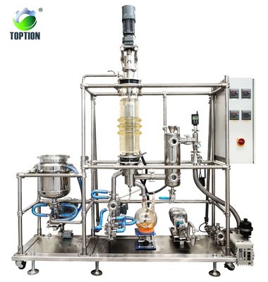 buy Chemical Wiped Film Evaporator TOPTION Essential Oil Distiller online manufacture