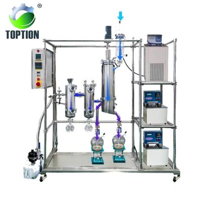 buy Industrial Vacuum Distiller Wiped Film Evaporator For Petroleum online manufacture