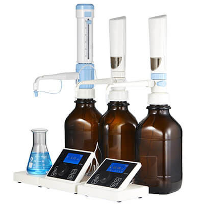 buy PTFE FEP Lab Bottle Top Dispenser 50ml Chemical Resistance online manufacture