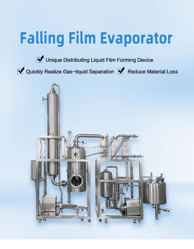 Falling film evaporation